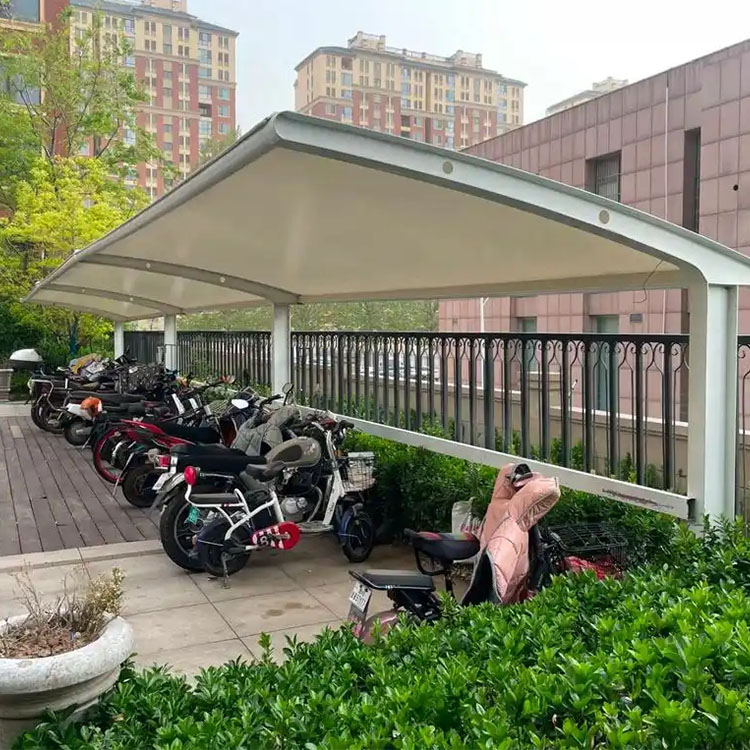 昌黎县膜结构电动车棚